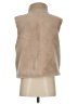 Stylus 100% Polyester Tan Faux Fur Vest Size S - photo 2