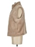 Stylus 100% Polyester Tan Faux Fur Vest Size S - photo 5
