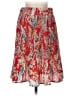 Status by Chenault 100% Polyester Paisley Red Casual Skirt Size S - photo 1