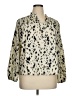 Shein Animal Print Ivory 3/4 Sleeve Blouse Size XL - photo 1