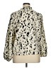 Shein Animal Print Ivory 3/4 Sleeve Blouse Size XL - photo 2