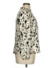 Shein Animal Print Ivory 3/4 Sleeve Blouse Size XL - photo 4
