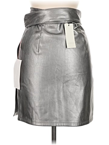Never Fully Dressed Faux Leather Skirt (view 2)