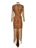 Veronica Beard 100% Silk Paisley Brown Casual Dress Size 4 - photo 2