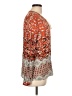 Dylan 100% Rayon Orange Long Sleeve Blouse Size L - photo 4