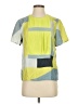 Raoul Color Block Green Short Sleeve Blouse Size XXS - photo 1