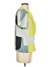 Raoul Color Block Green Short Sleeve Blouse Size XXS - photo 4