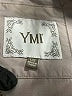 YMI 100% Cotton Gray Trenchcoat Size L - photo 6
