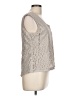 Adiva 100% Polyester Gray Sleeveless Blouse Size L - photo 4