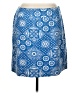 Talbots Paisley Blue Casual Skirt Size 14W - photo 1