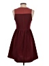 Everly 100% Polyester Solid Burgundy Cocktail Dress Size S - photo 2