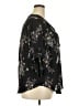 Torrid 100% Polyester Floral Black 3/4 Sleeve Blouse Size 2X Plus (2) - photo 4