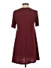 BCBGeneration Solid Burgundy Casual Dress Size S - photo 2