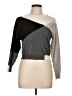 Olivaceous Color Block Gray Pullover Sweater Size M - photo 1
