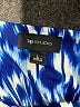 AB Studio Graphic Blue Casual Dress Size L - photo 7