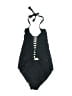 Hollister Solid Black One Piece Swimsuit Size XS - photo 2