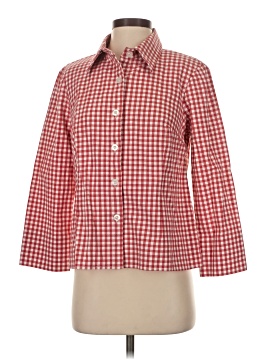 Nina Mclemore 3/4 Sleeve Button Down Shirt