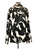 H&M 100% Polyester Camo Black 3/4 Sleeve Blouse Size S - photo 2