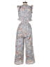 Adelyn Rae Paisley Blue Jumpsuit Size M - photo 2