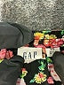 Gap 100% Polyester Floral Black Casual Dress Size XS - photo 7