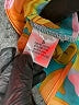 Pink Lily 100% Polyester Tropical Teal Long Sleeve Blouse Size S - photo 8