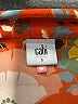 CAbi 100% Polyester Floral Orange Short Sleeve Blouse Size S - photo 7