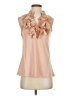 One September 100% Cotton Tan Sleeveless Blouse Size P (petite) - photo 1