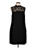 Theory 100% Polyester Black Cocktail Dress Size 12 - photo 1