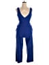 Velvet Torch Solid Blue Jumpsuit Size XL - photo 1