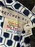 Gretchen Scott Designs Blue 3/4 Sleeve Blouse Size M - photo 6
