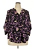 Harry Potter 100% Polyester Purple 3/4 Sleeve Blouse Size 2X - photo 1