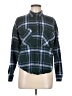 Unbranded Plaid Green Long Sleeve Button-Down Shirt Size M (estimated) - photo 1