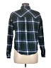 Unbranded Plaid Green Long Sleeve Button-Down Shirt Size M (estimated) - photo 2
