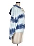 LoveShackFancy 100% Cotton Tie-dye Blue Pullover Sweater Size M - photo 4