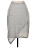 Unbranded Solid Gray Casual Skirt Size L - photo 2