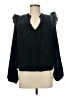 Evereve Black Long Sleeve Blouse Size M - photo 1