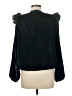 Evereve Black Long Sleeve Blouse Size M - photo 2