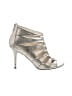 MICHAEL Michael Kors Metallic Silver Gold Ankle Boots Size 8 1/2 - photo 1