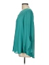 Apt. 9 100% Polyester Teal Long Sleeve Blouse Size L - photo 5