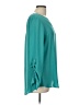 Apt. 9 100% Polyester Teal Long Sleeve Blouse Size L - photo 4