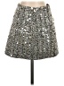 MOTF 100% Polyester Tweed Silver Formal Skirt Size XS - photo 1