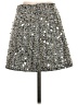 MOTF 100% Polyester Tweed Silver Formal Skirt Size XS - photo 2
