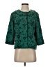 Elementz Green 3/4 Sleeve Blouse Size S - photo 1