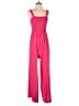 Unbranded 100% Polyester Solid Pink Jumpsuit Size S - photo 1