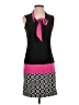 Unbranded 100% Polyester Graphic Black Casual Dress Size S (estimated) - photo 1