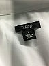 Tapata Solid Ivory Long Sleeve Button-Down Shirt Size L - photo 3