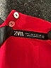 Zara Solid Red Casual Dress Size S - photo 7