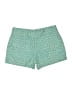 Ann Taylor LOFT Chevron-herringbone Green Shorts Size 00 - photo 1