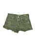 Bullhead Green Denim Shorts Size 1 - photo 1