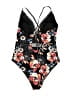 Unbranded Floral Black One Piece Swimsuit Size M (estimated) - photo 2